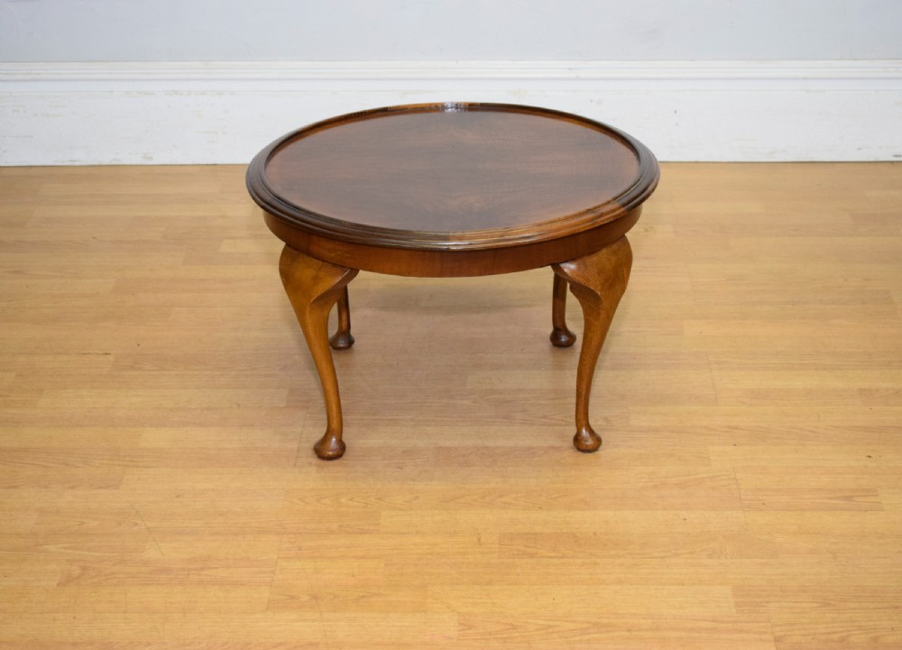 Early 20th Century Walnut Coffee Table View IV