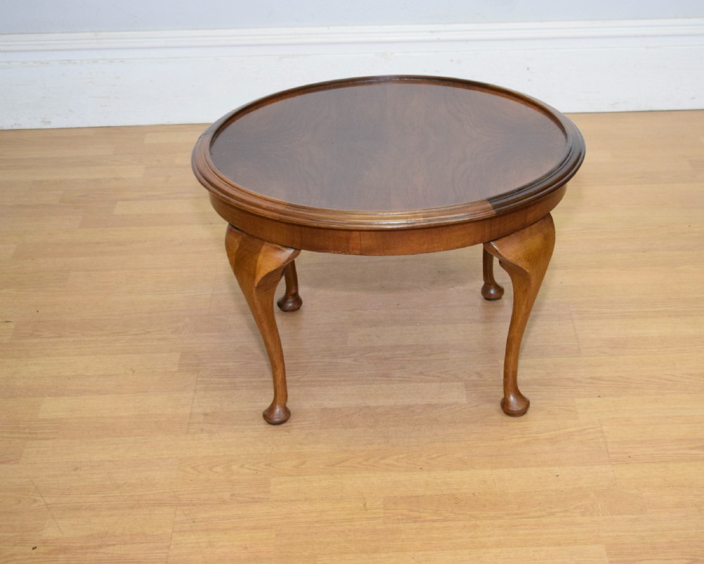Early 20th Century Walnut Coffee Table View V