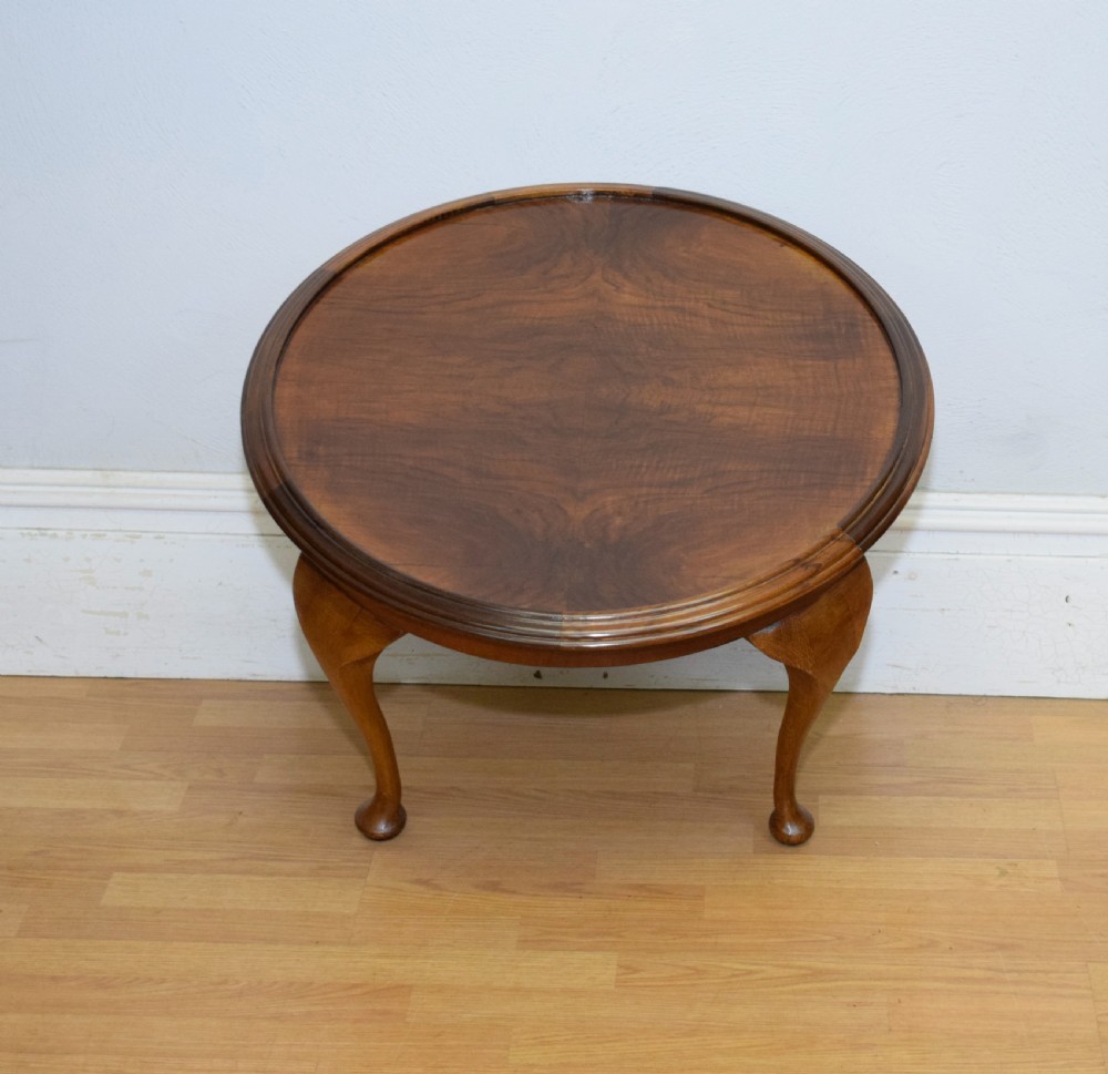 Early 20th Century Walnut Coffee Table View VI