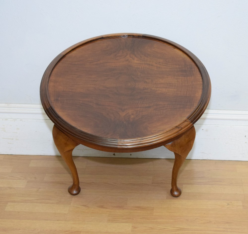 Early 20th Century Walnut Coffee Table View VII