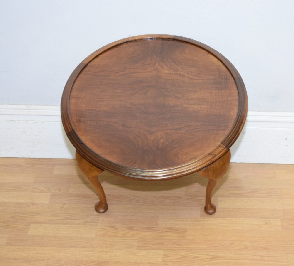Early 20th Century Walnut Coffee Table View VIII