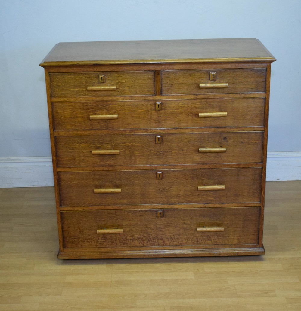 Arts & Crafts Oak Chest View II