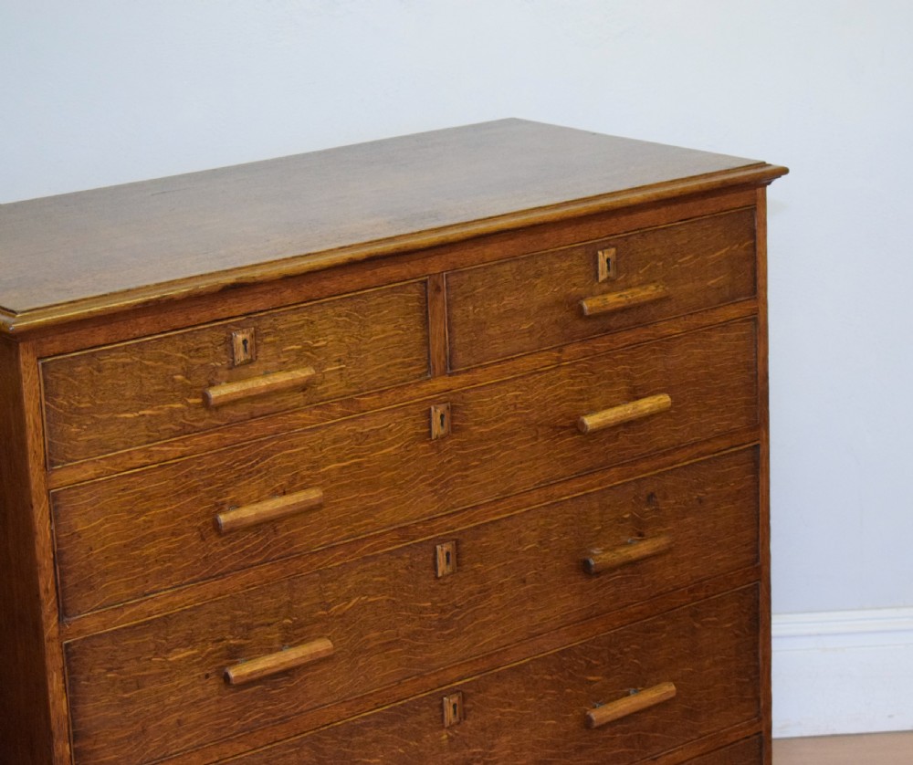 Arts & Crafts Oak Chest View III