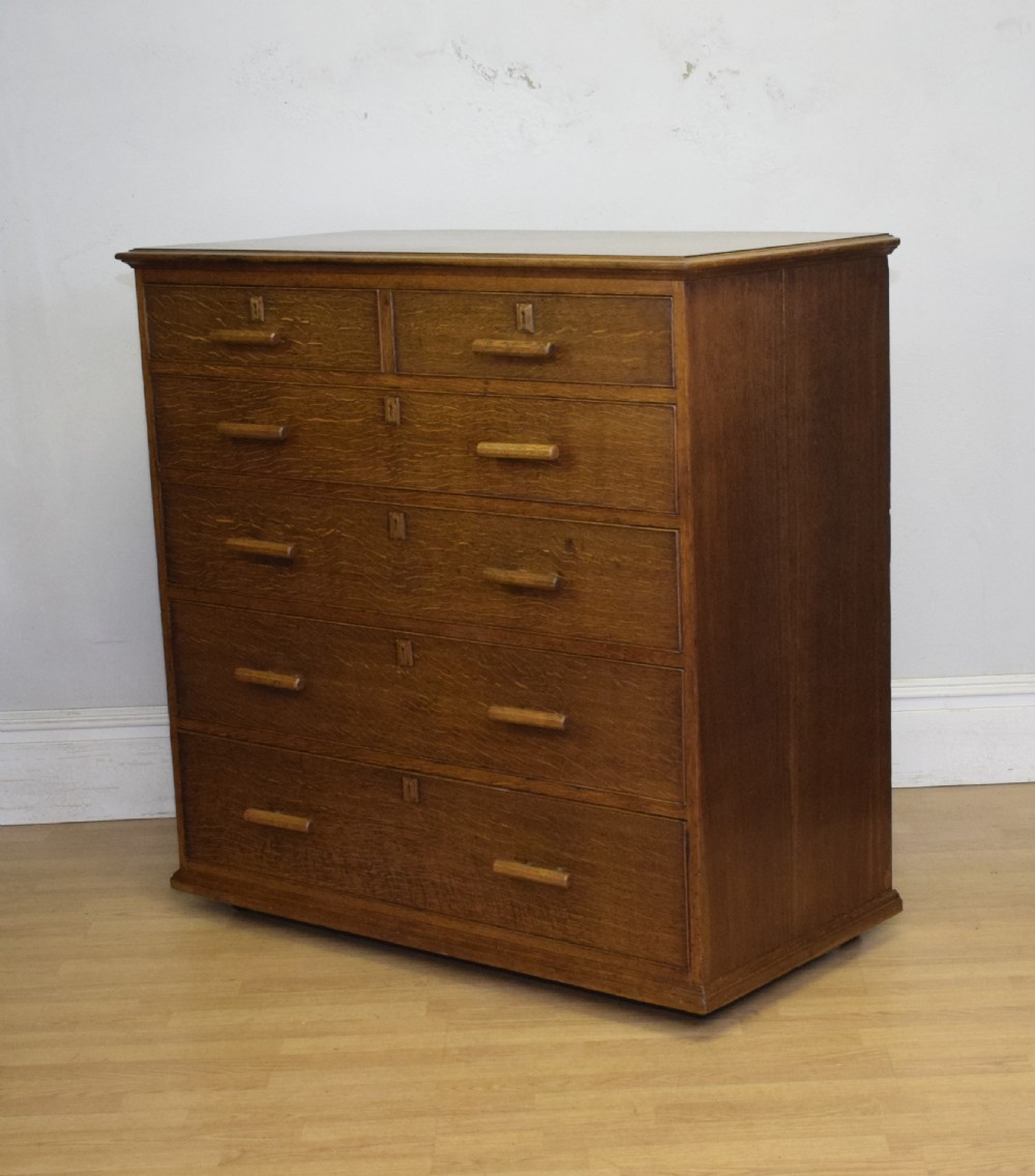 Arts & Crafts Oak Chest View IV