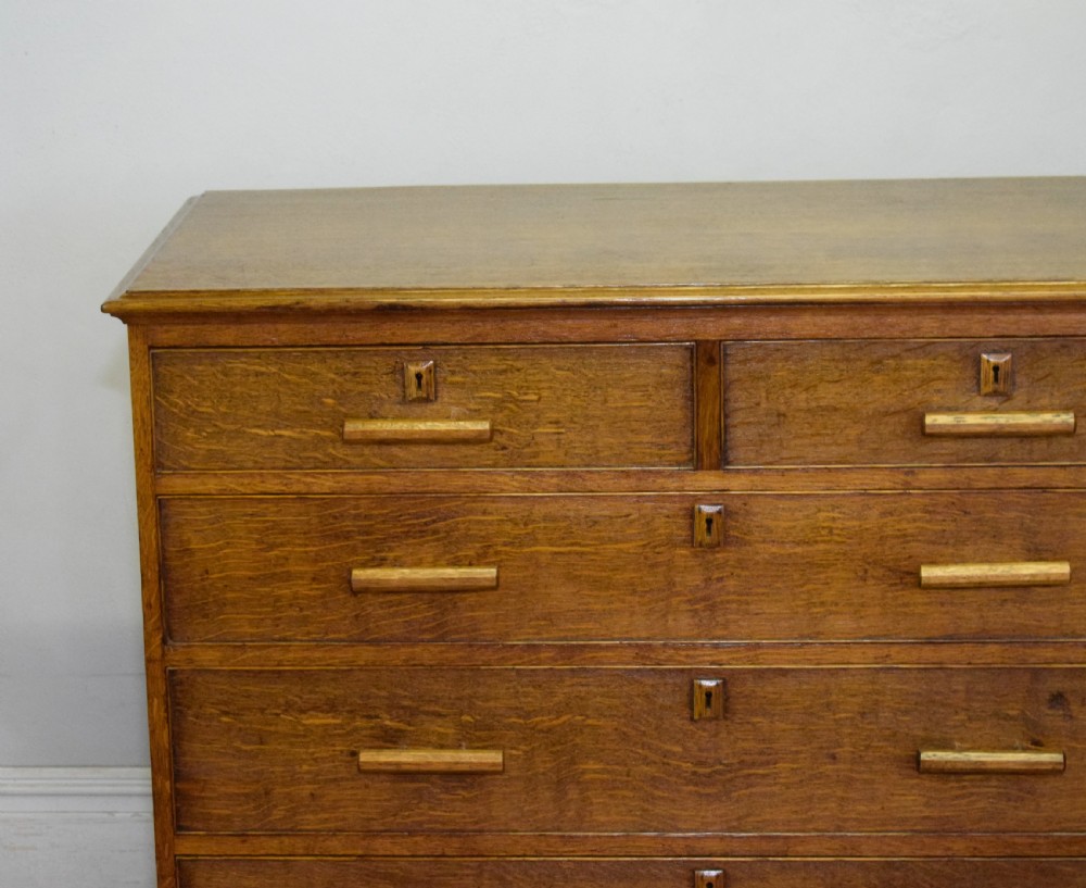 Arts & Crafts Oak Chest View XI