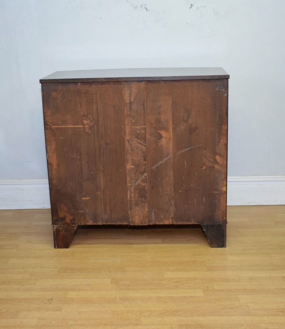 Antique Regency Bow Front Chest of Drawers View XVIII