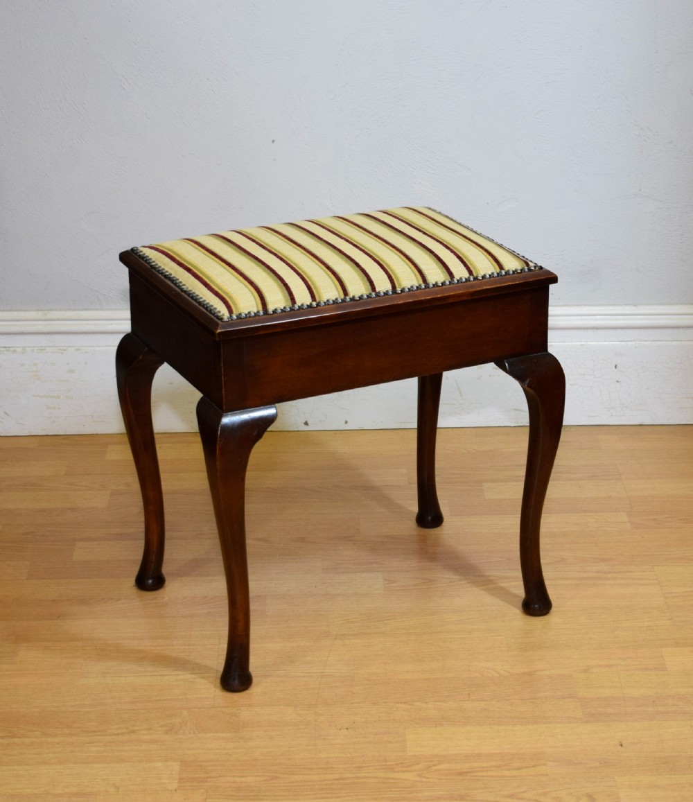 Antique Edwardian Piano Stool
