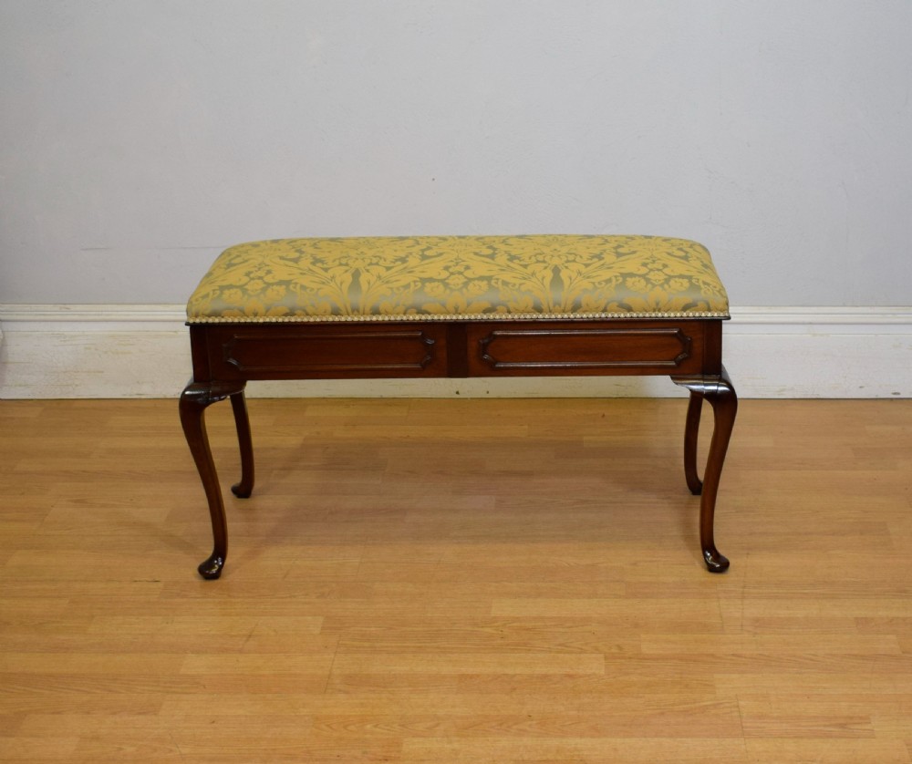Edwardian Duet Piano Stool View II