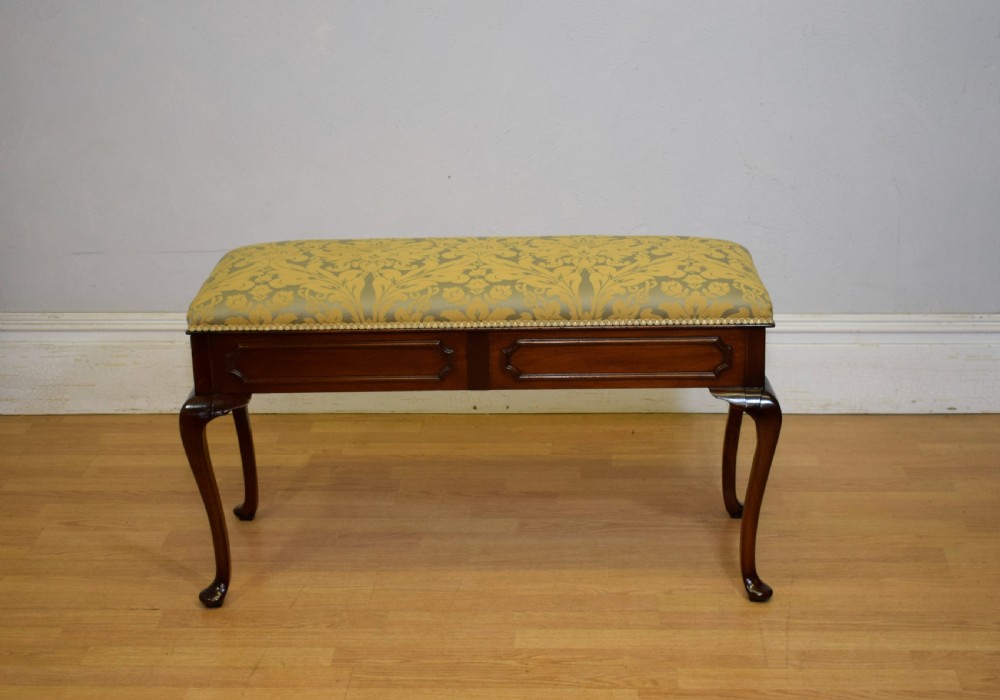 Edwardian Duet Piano Stool View III
