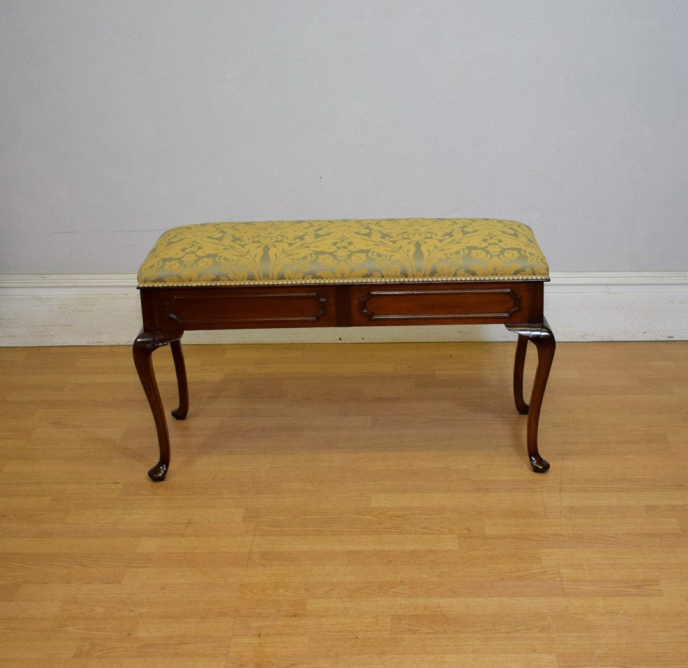 Edwardian Duet Piano Stool View IV