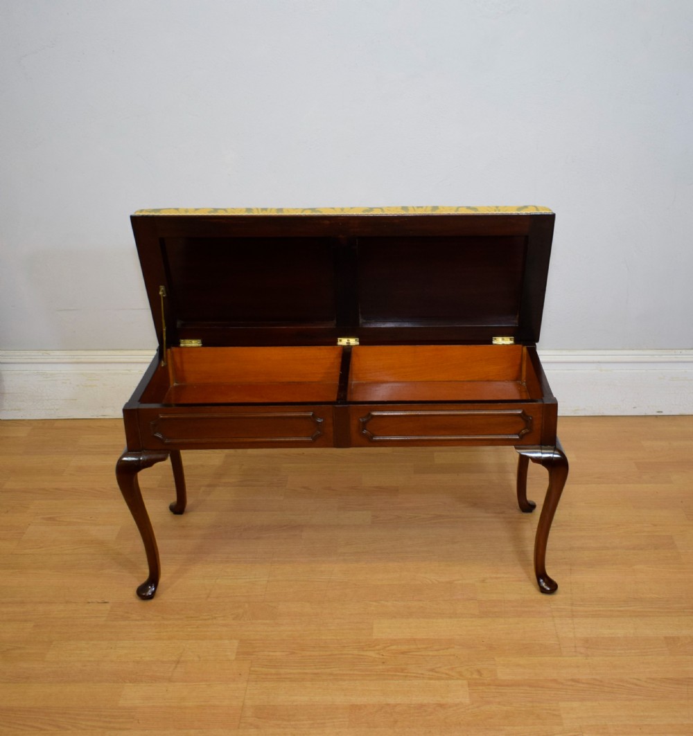 Edwardian Duet Piano Stool View V