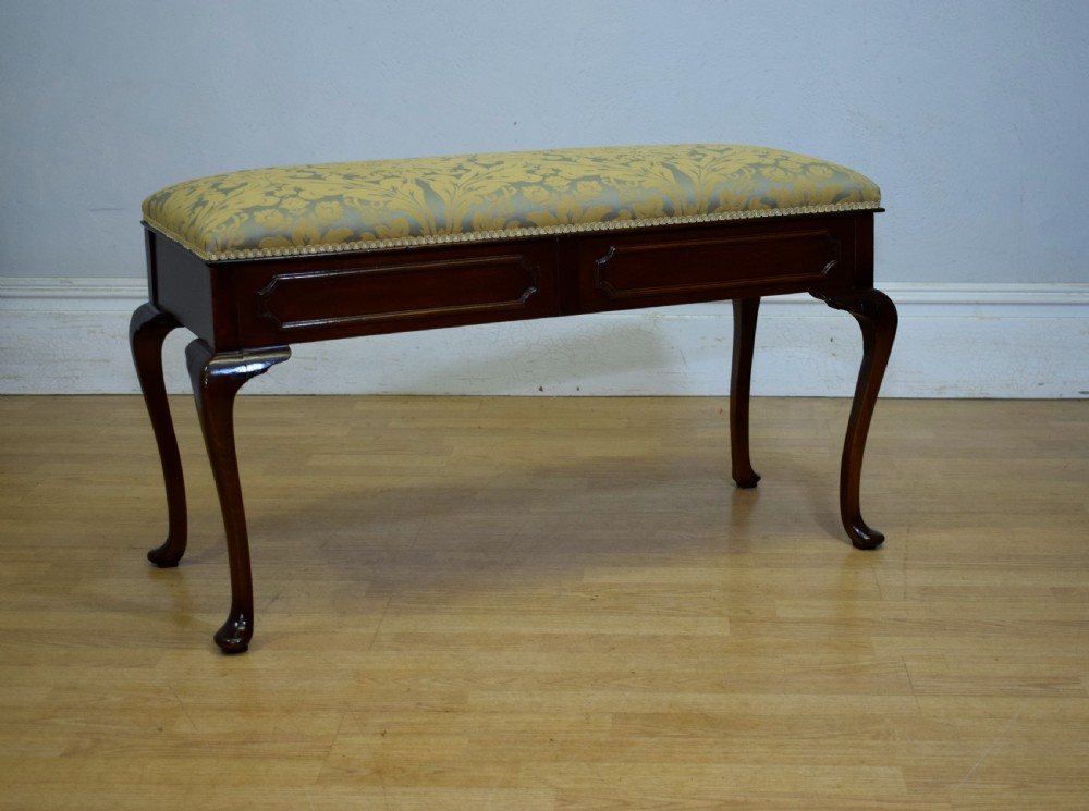 Edwardian Duet Piano Stool View VIII