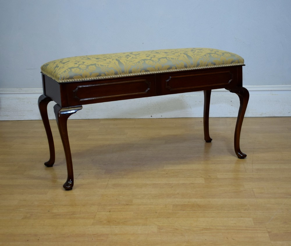 Edwardian Duet Piano Stool View X