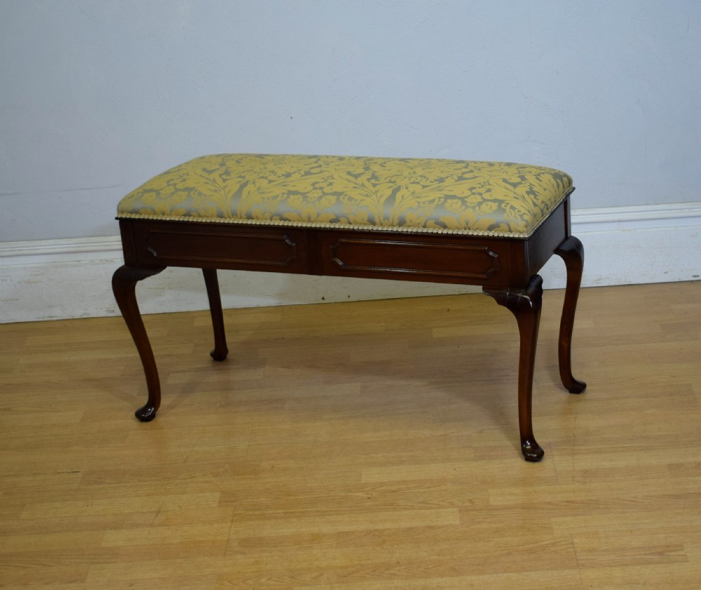 Edwardian Duet Piano Stool View XI