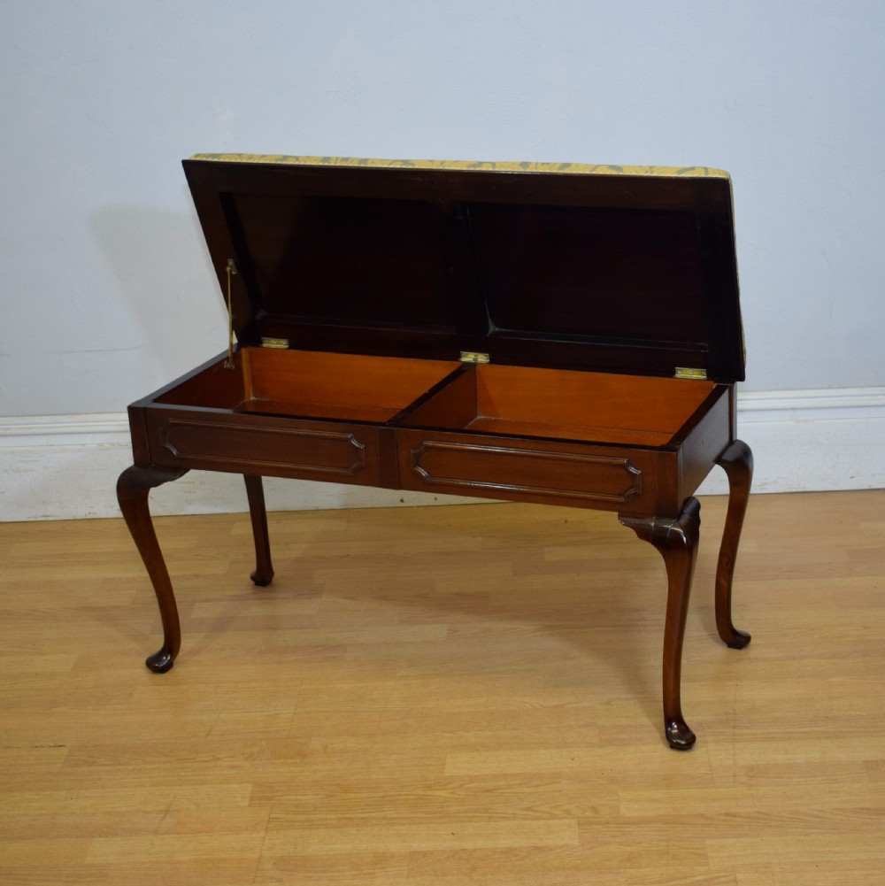 Edwardian Duet Piano Stool View XII