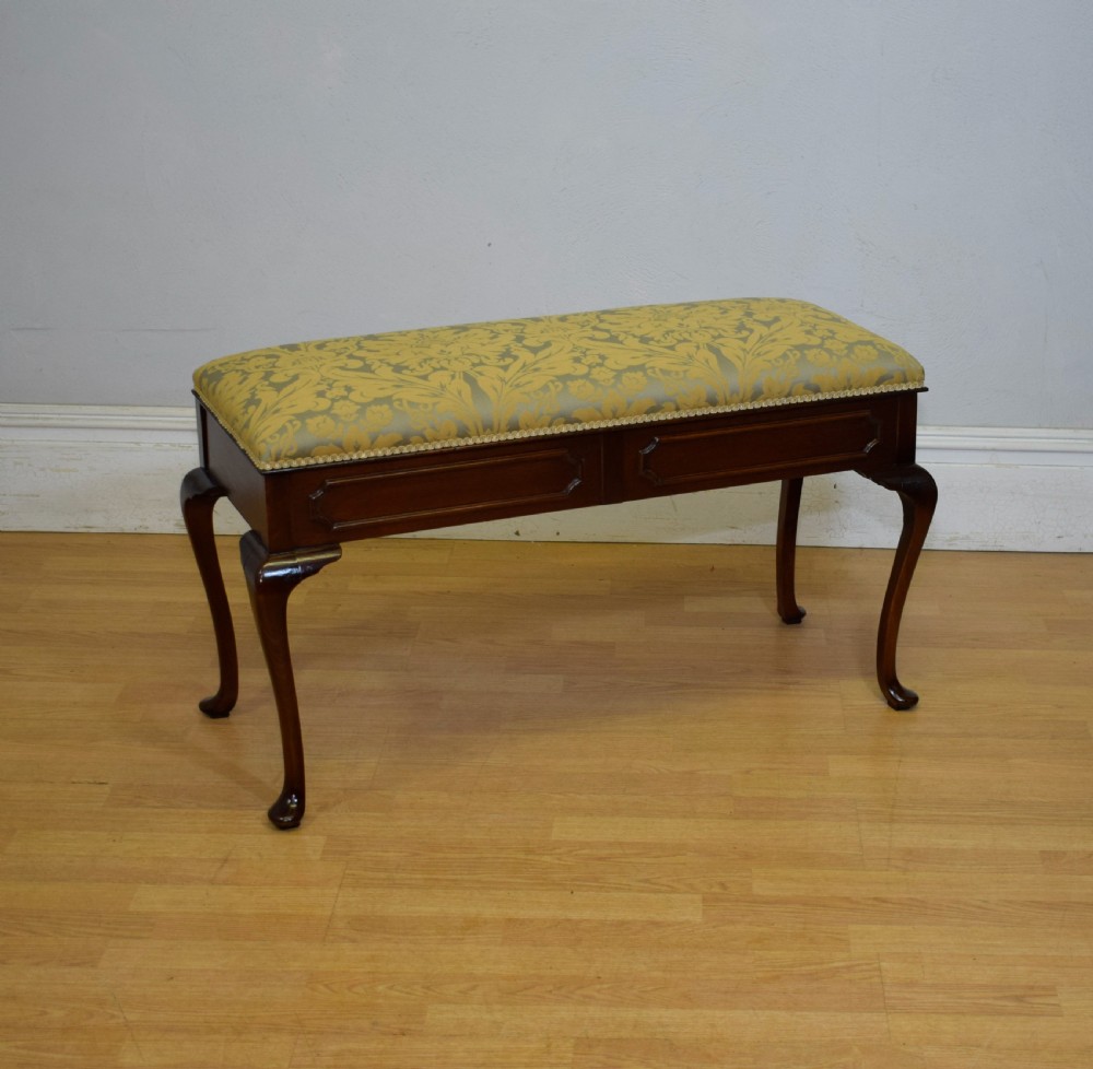 Edwardian Duet Piano Stool View XIII