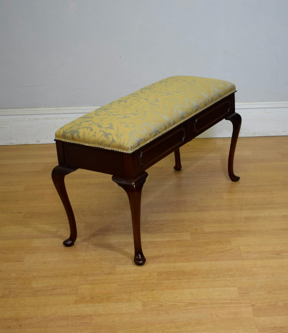 Edwardian Duet Piano Stool View XV