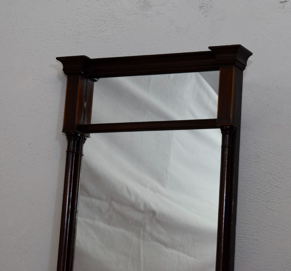 Regency Mahogany Pier Mirror View IV