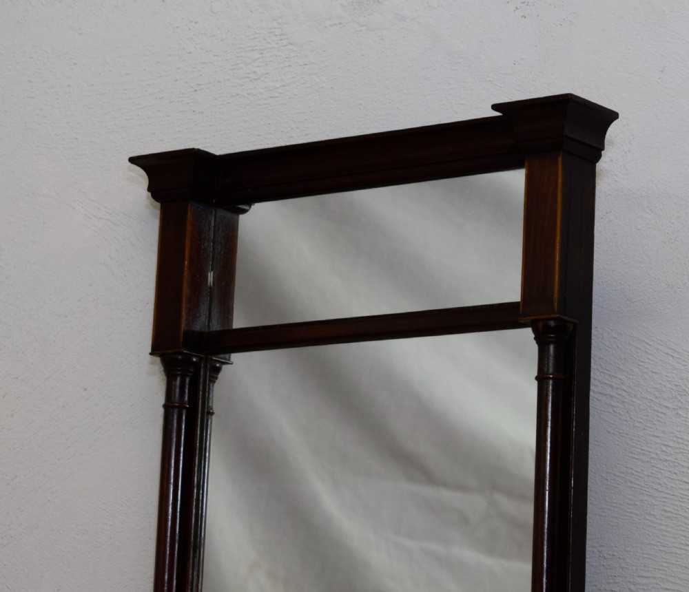 Regency Mahogany Pier Mirror View VI
