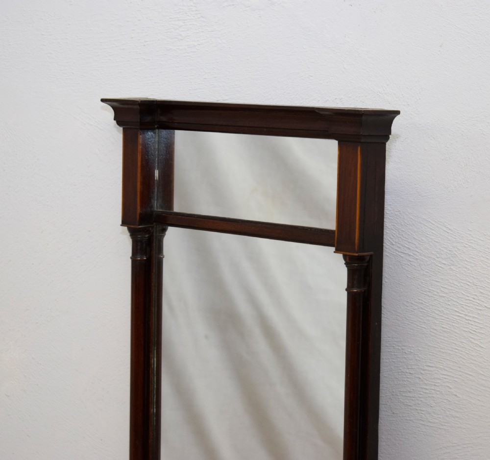Regency Mahogany Pier Mirror View VII