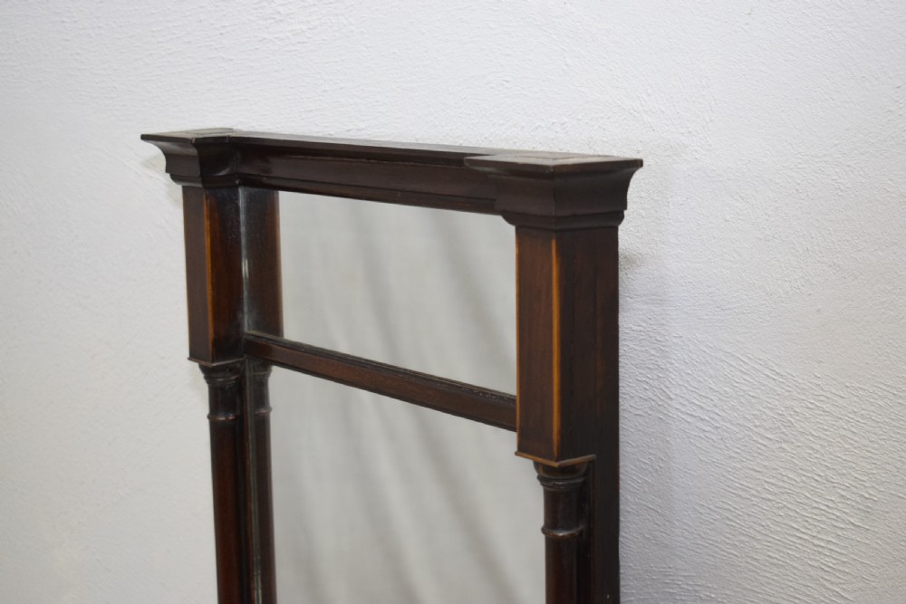 Regency Mahogany Pier Mirror View XIV