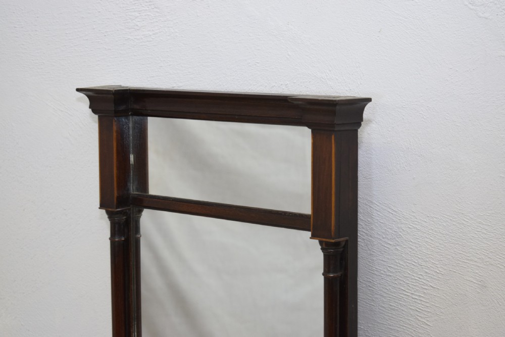 Regency Mahogany Pier Mirror View XIX