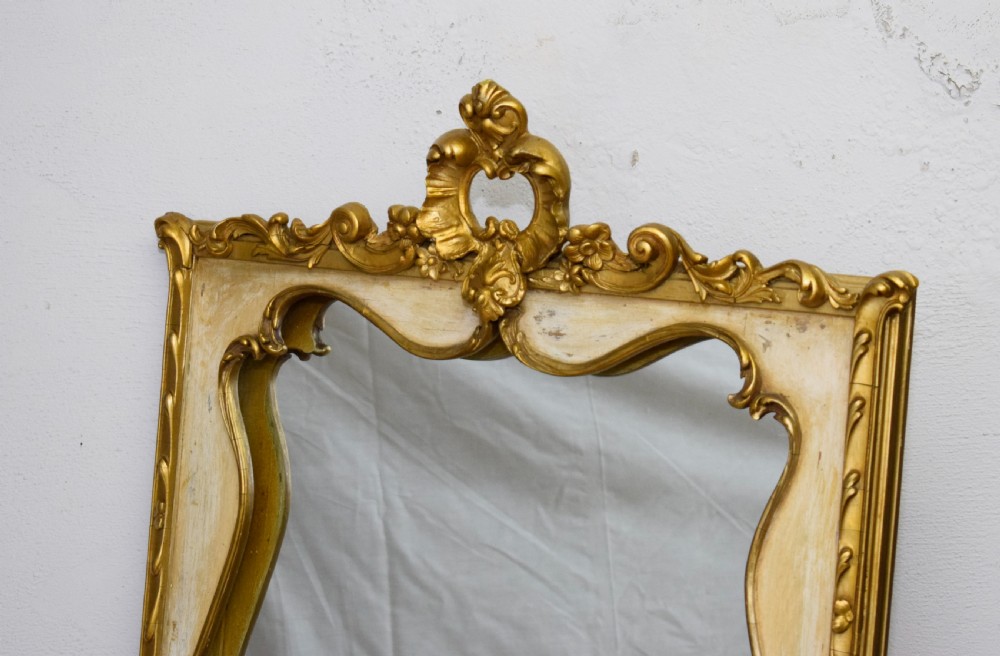 Antique French Giltwood Mirror View IV