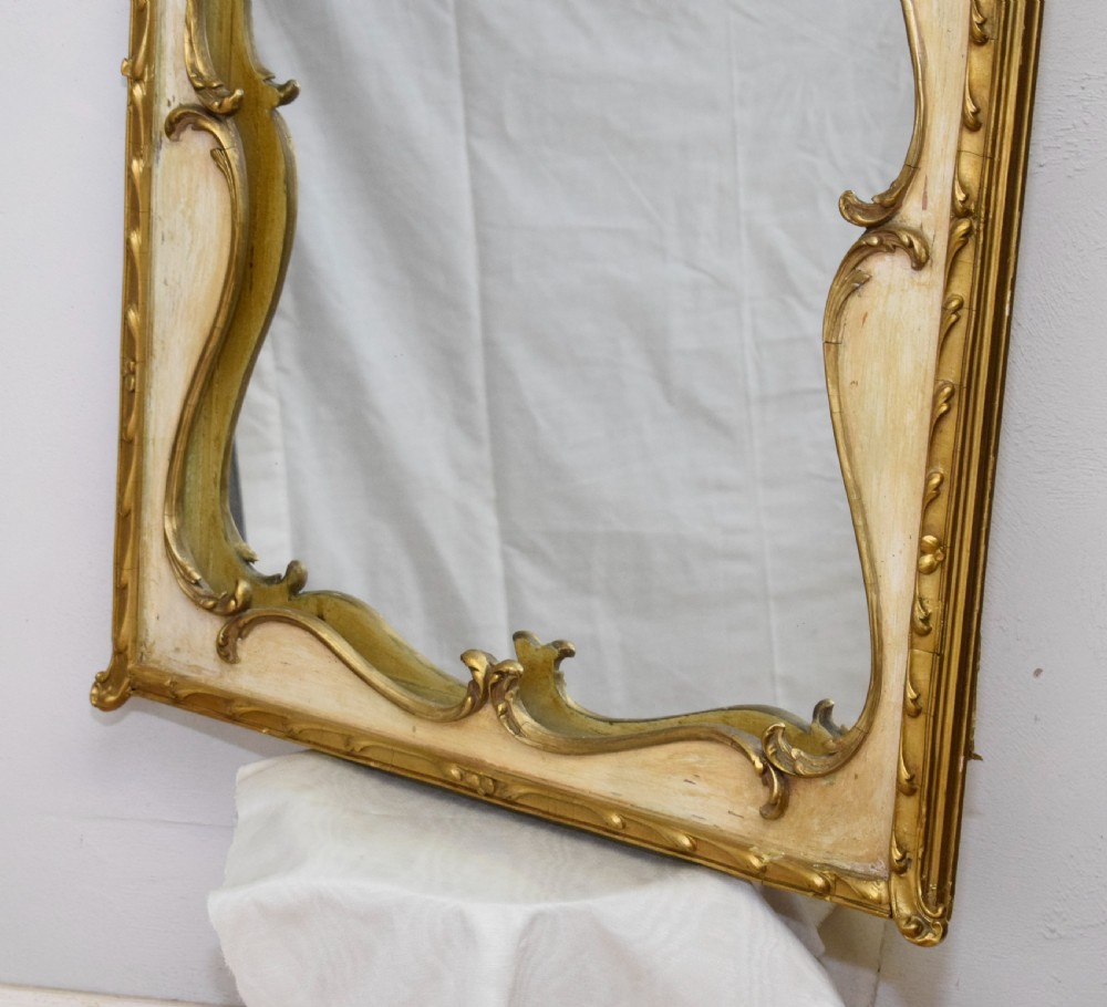 Antique French Giltwood Mirror View VI