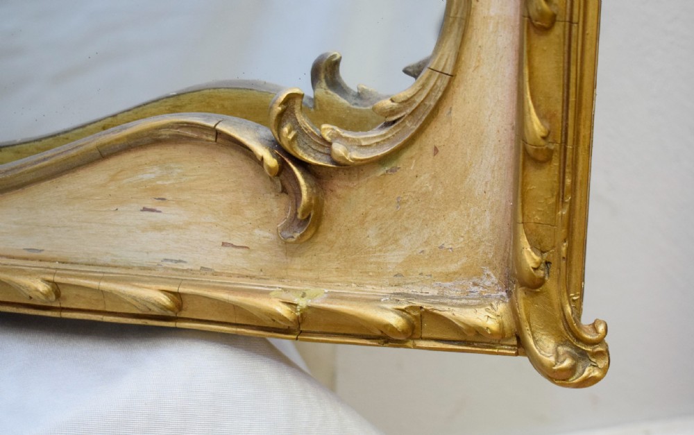 Antique French Giltwood Mirror View XIII