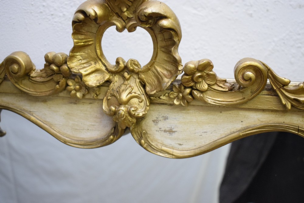 Antique French Giltwood Mirror View XV