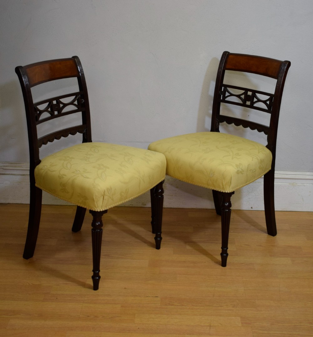 Pair of Regency Side Chairs View VI