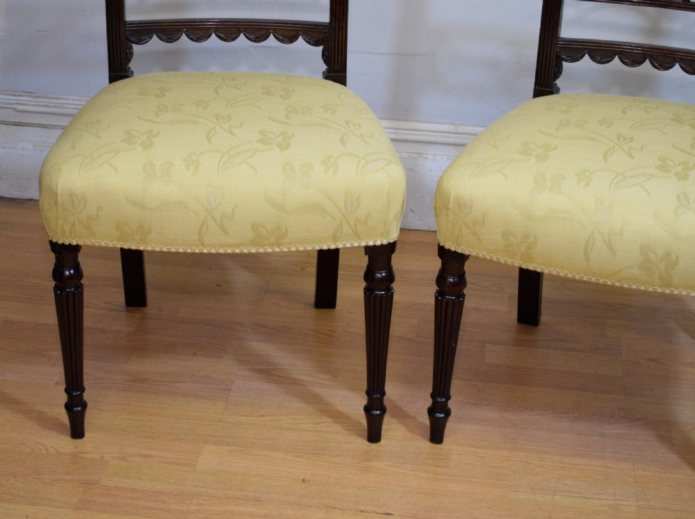 Pair of Regency Side Chairs View XI
