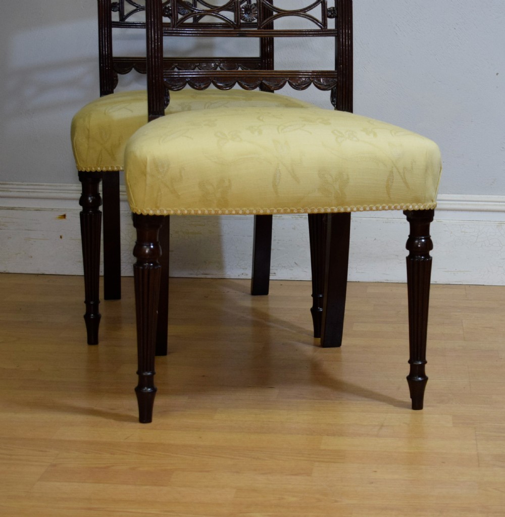 Pair of Regency Side Chairs View XV