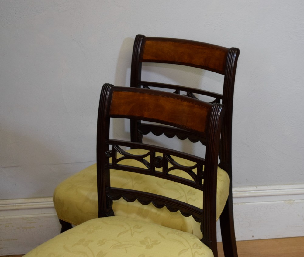 Pair of Regency Side Chairs View XVII