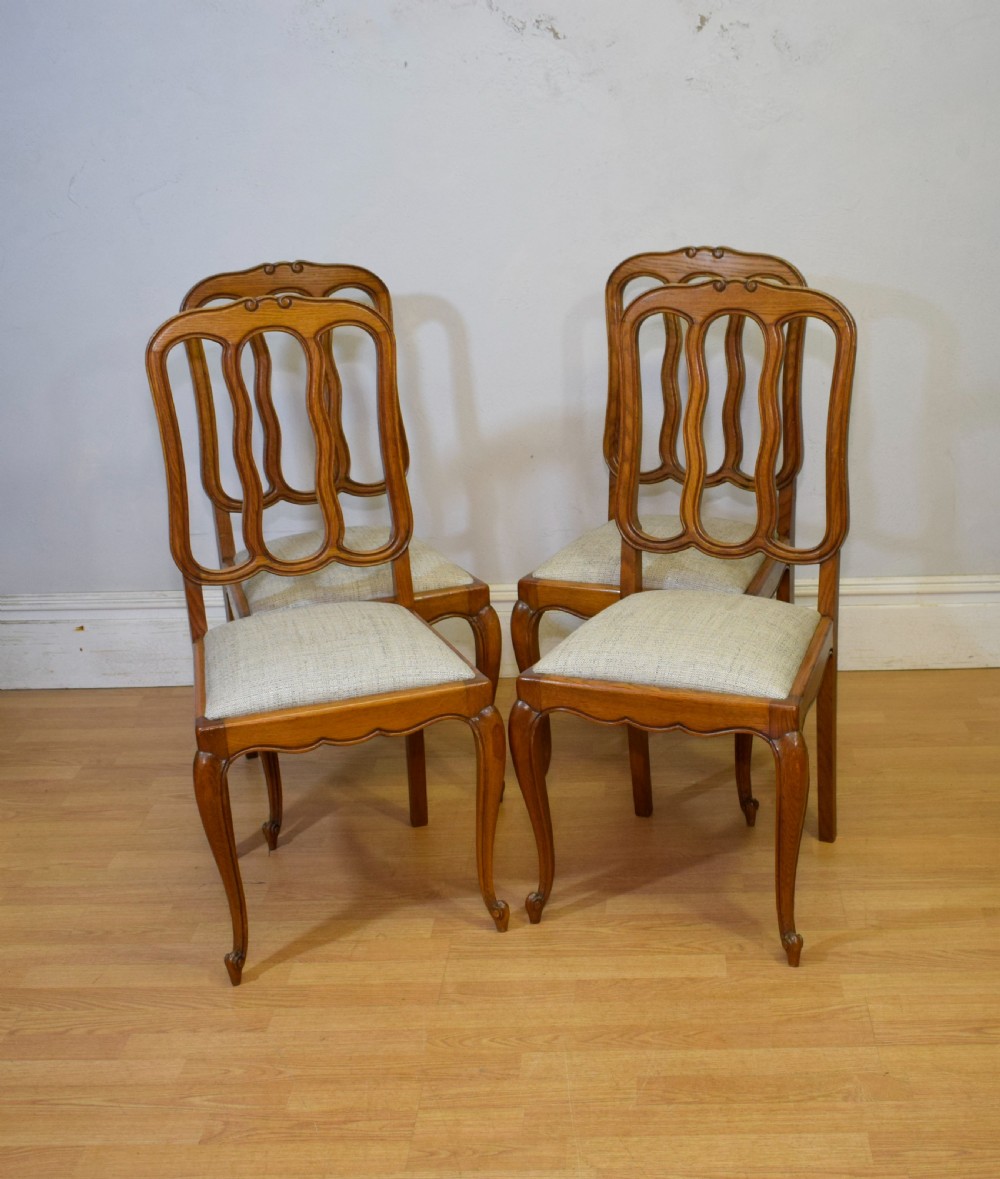  Early 20th Century set of 4 French Dining Chairs View III