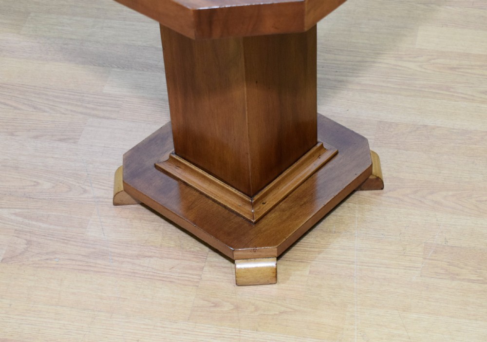 Art Deco Walnut Lamp Table View V
