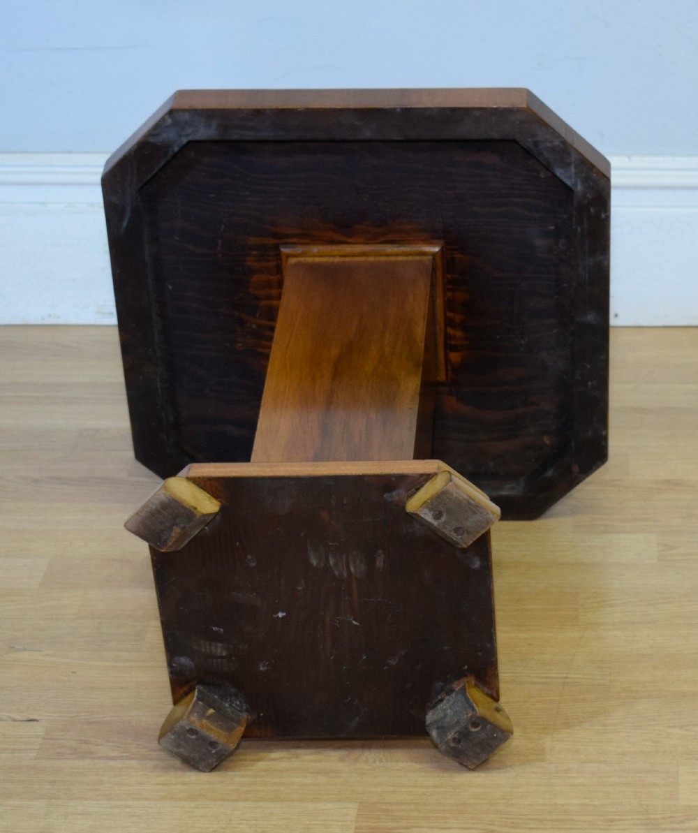 Art Deco Walnut Lamp Table View XV