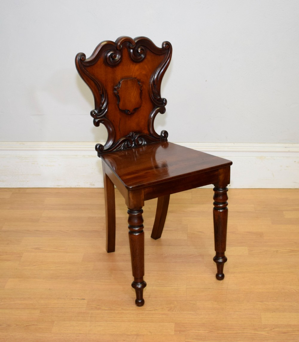 Regency Hall Chair in Mahogany View III