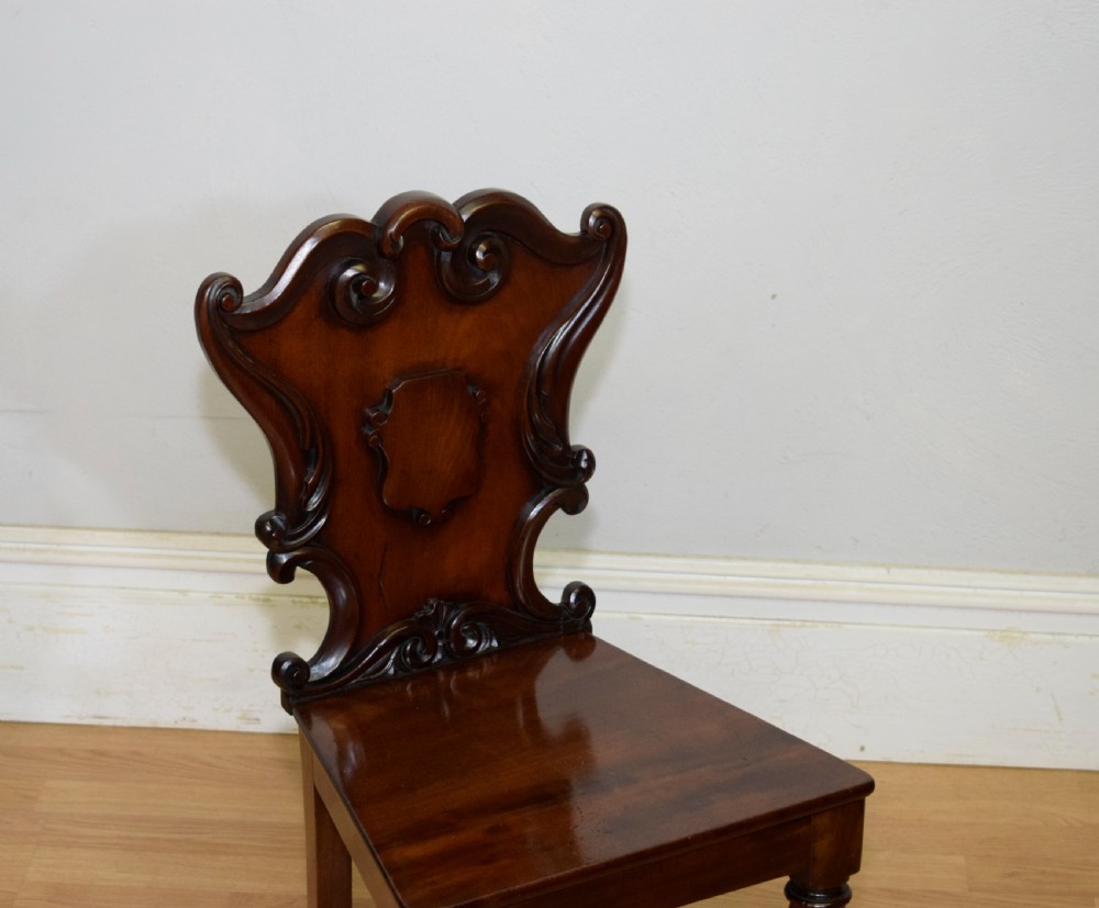 Regency Hall Chair in Mahogany View IV