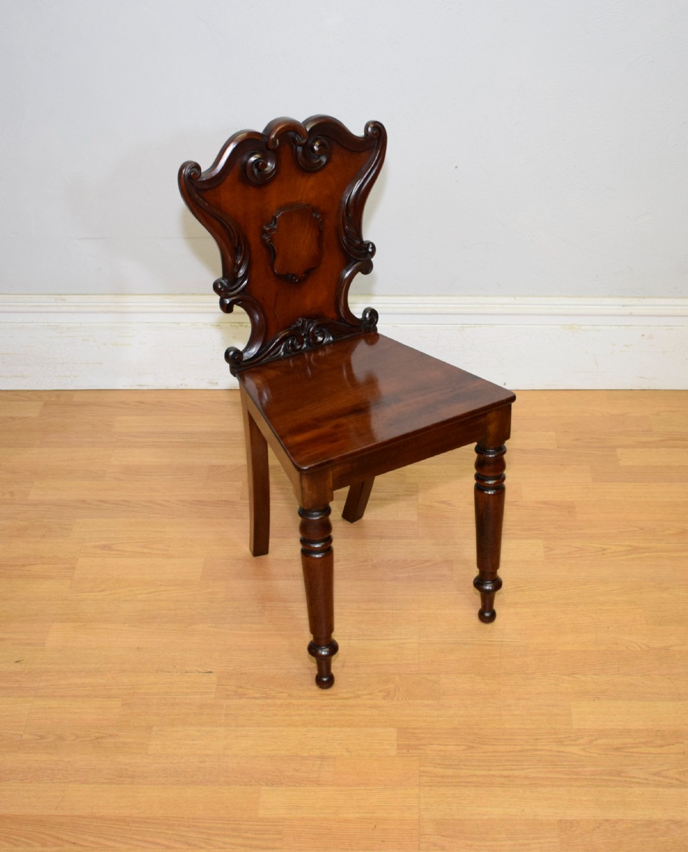 Regency Hall Chair in Mahogany View V