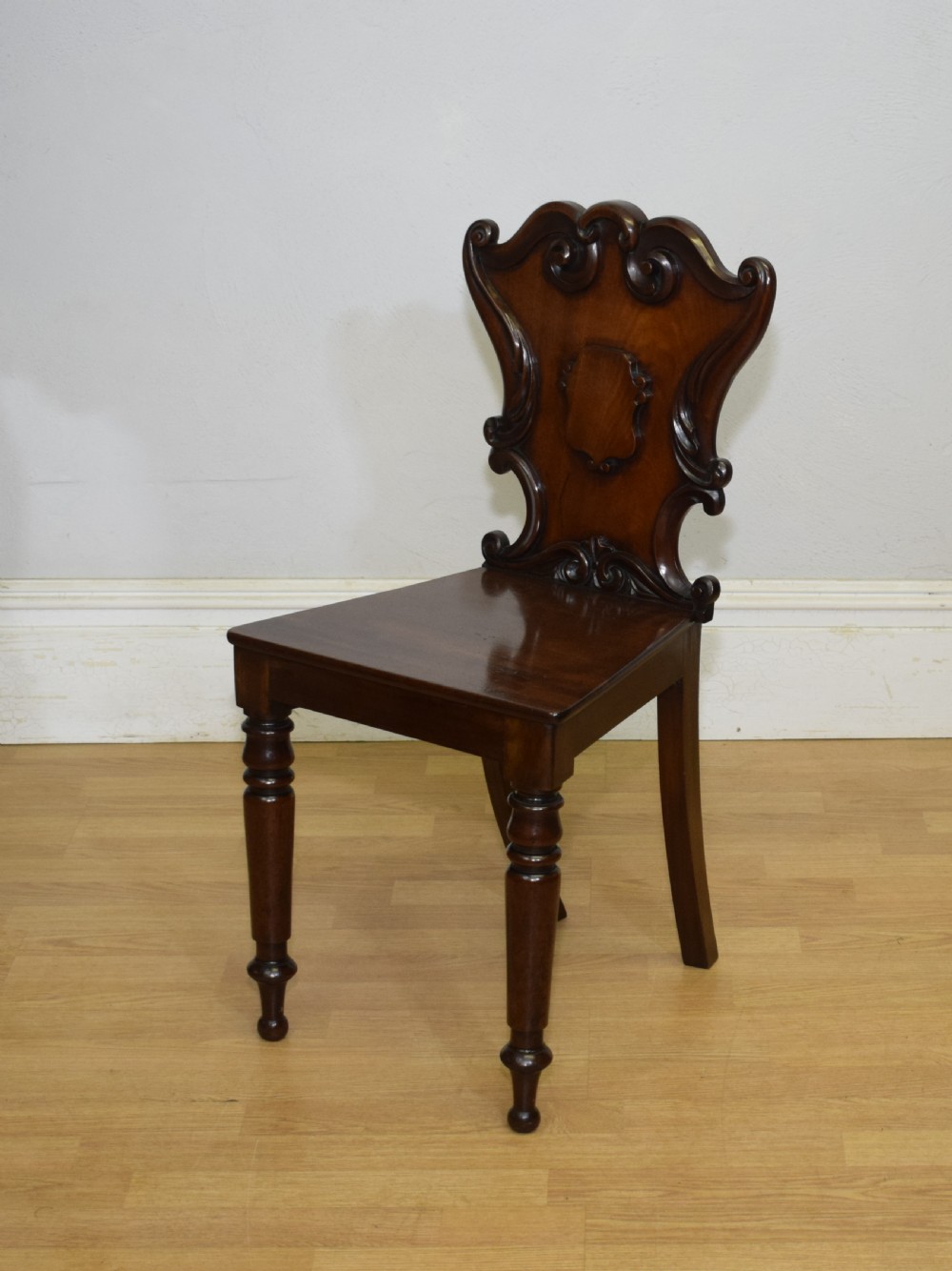 Regency Hall Chair in Mahogany View VI
