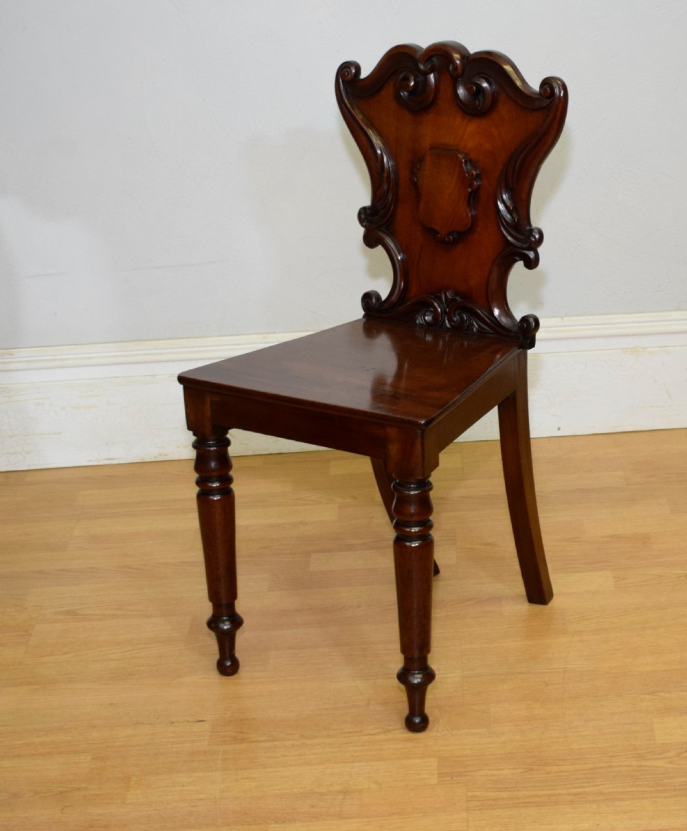 Regency Hall Chair in Mahogany View VII
