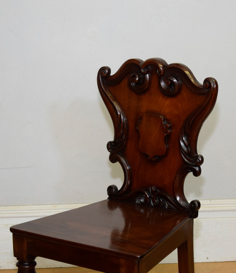 Regency Hall Chair in Mahogany View VIII