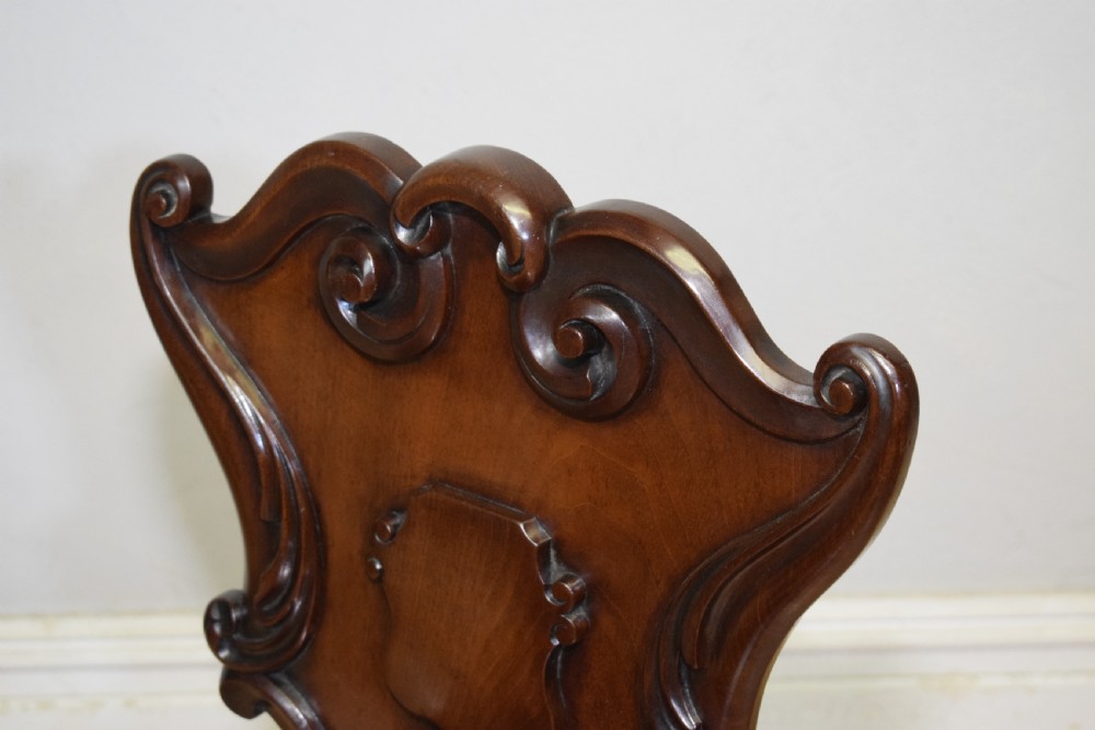 Regency Hall Chair in Mahogany View X