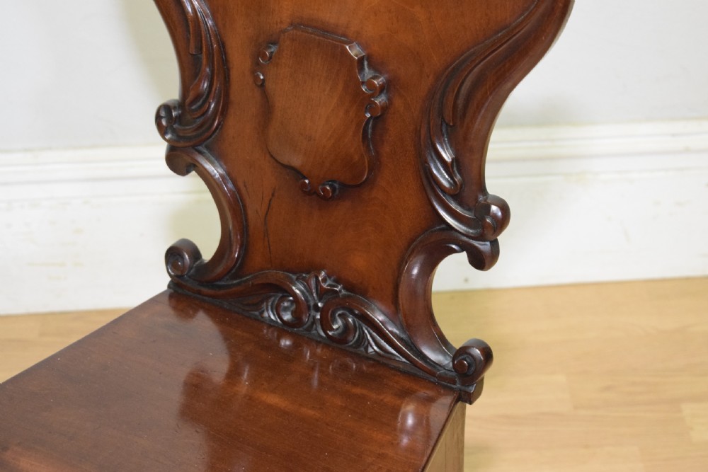 Regency Hall Chair in Mahogany View XII