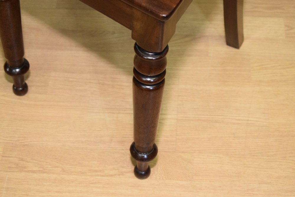 Regency Hall Chair in Mahogany View XIII