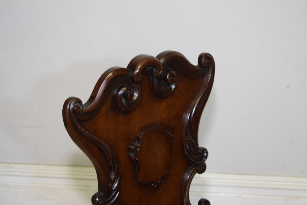 Regency Hall Chair in Mahogany View XIV