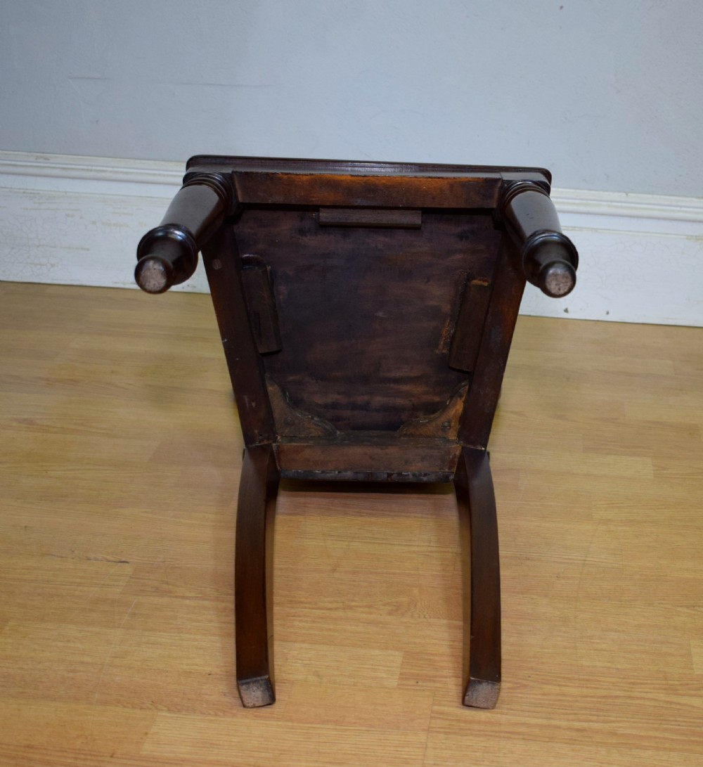Regency Hall Chair in Mahogany View XVII