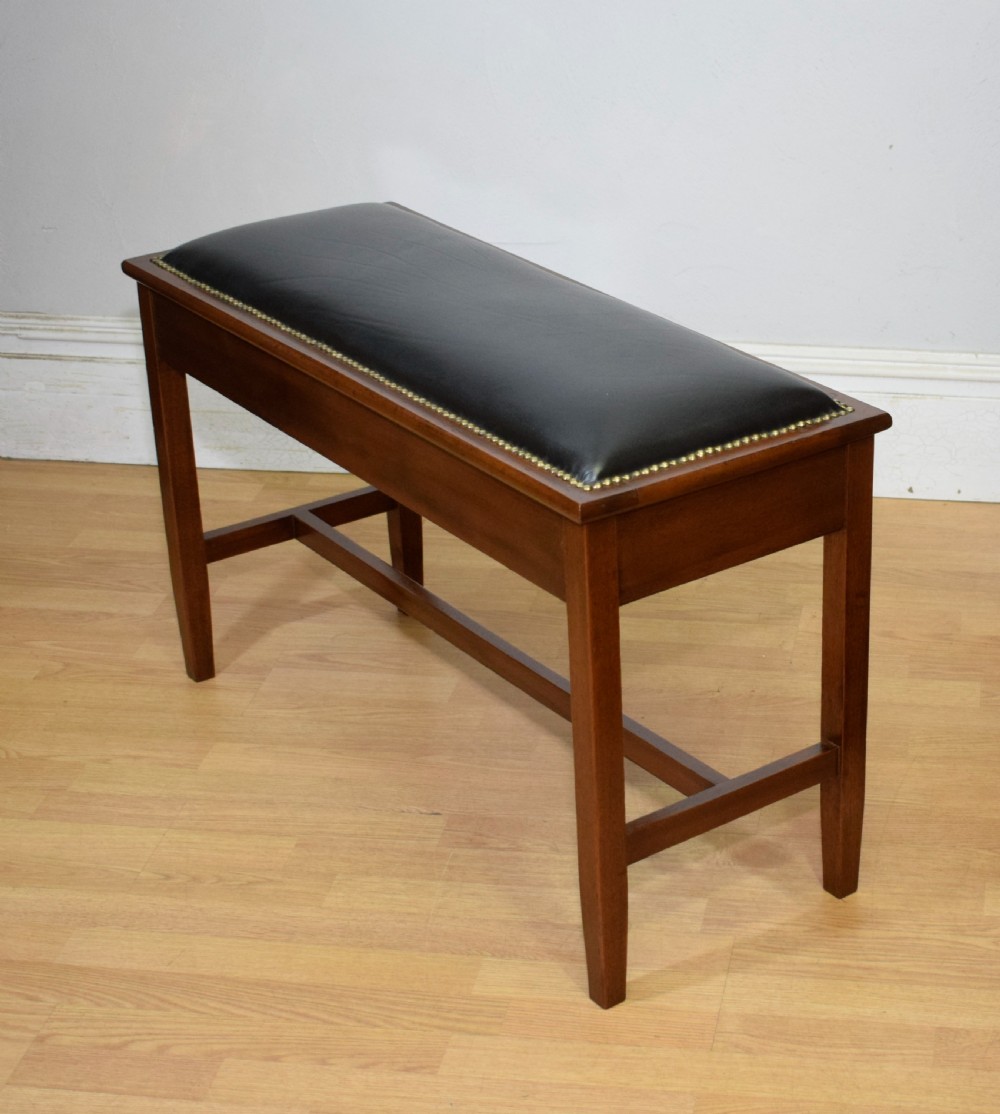 Victorian Duet Piano Stool View III