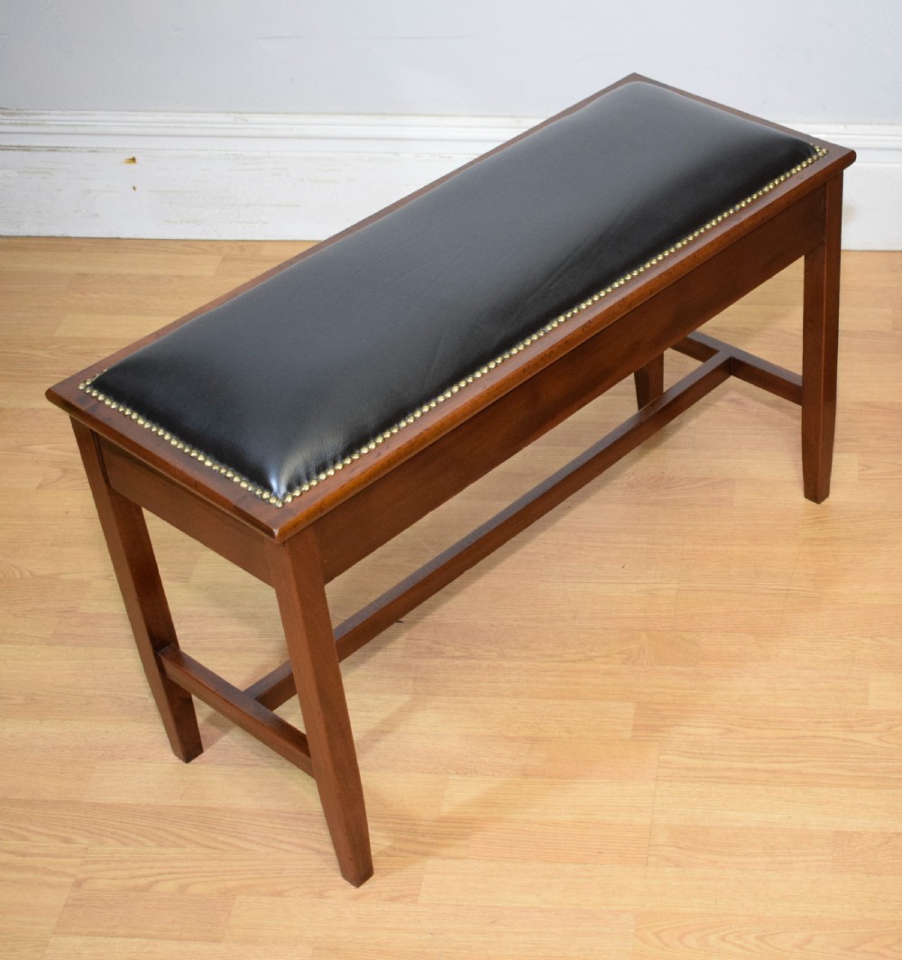 Victorian Duet Piano Stool View IX